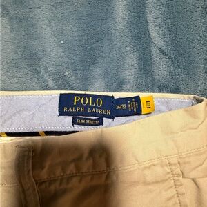 Polo by Ralph Lauren Slim Stretch Khaki Chinos - Beige